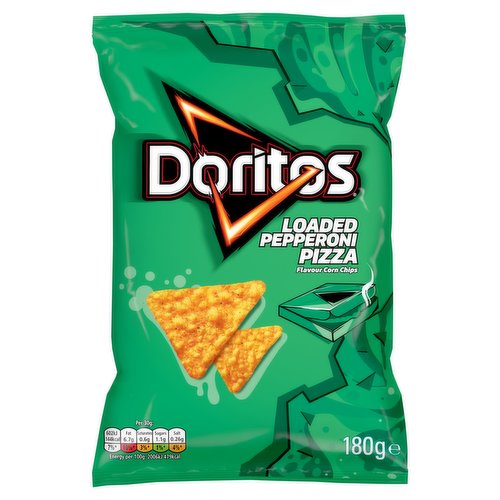 Doritos Loaded Pepperoni Pizza Sharing Tortilla Chips Crisps 180g