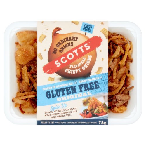 Scott's Gluten Free Original Flavoured Crispy Onions 75g