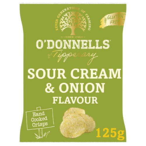 O'Donnells Sour Cream & Onion Flavour 125g