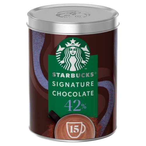 STARBUCKS SIGNATURE CHOCOLATE 42% Cocoa Hot Chocolate Powder 330g Tin