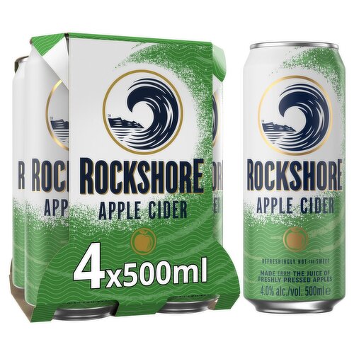 Rockshore Apple Cider 4x500ml Can