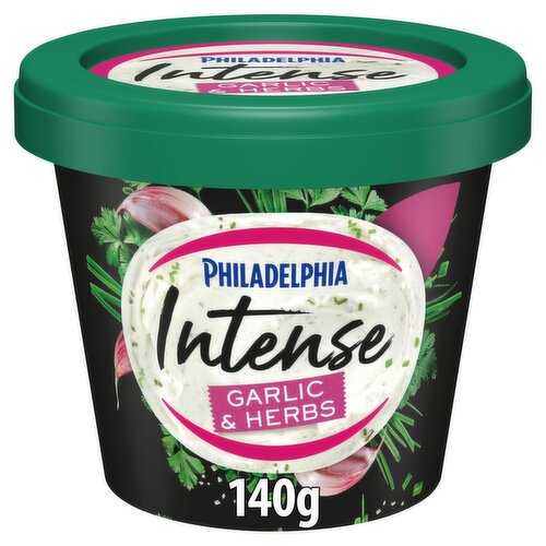 Philadelphia Intense Garlic & Herbs 140g