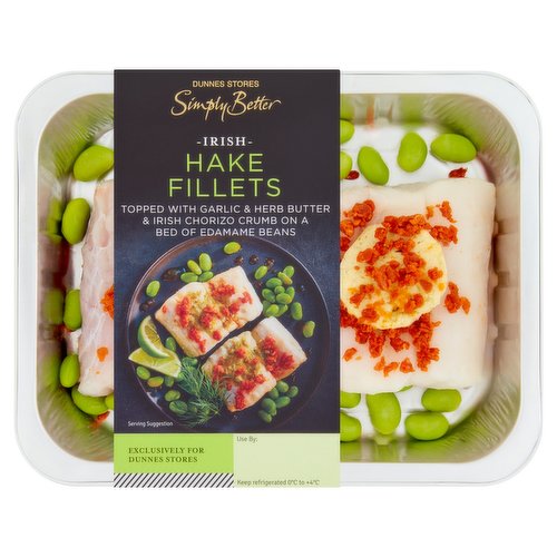 Dunnes Stores Simply Better Irish Hake Fillets 330g