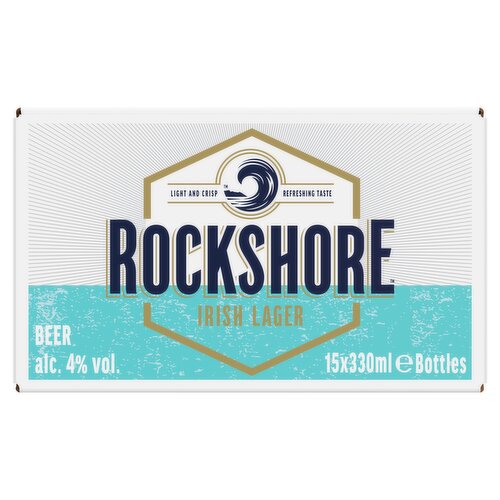 Rockshore Irish Lager 15x330ml Bottle