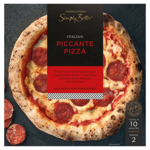 Dunnes Stores Simply Better Italian Piccante Pizza 490g