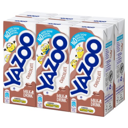 Yazoo Chocolate Milk Drink 6 x 200ml