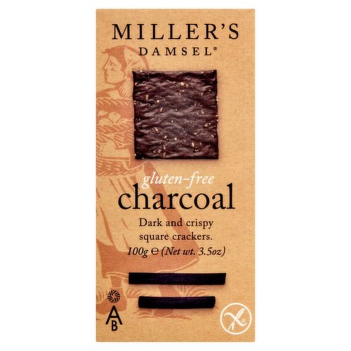 Sheridans Cheesemongers Miller's Damsels Charcoal Crackers