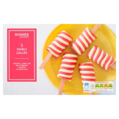 Dunnes Stores Swirly Lollies 5 x 40g (200g)
