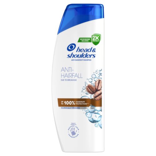 Head & Shoulders Anti Hair Fall Anti-Dandruff Shampoo, With Caffeine, 400ml Head & Shoulders Anti Hair Fall Anti-Dandruff Shampoo, With Caffeine, 400ml