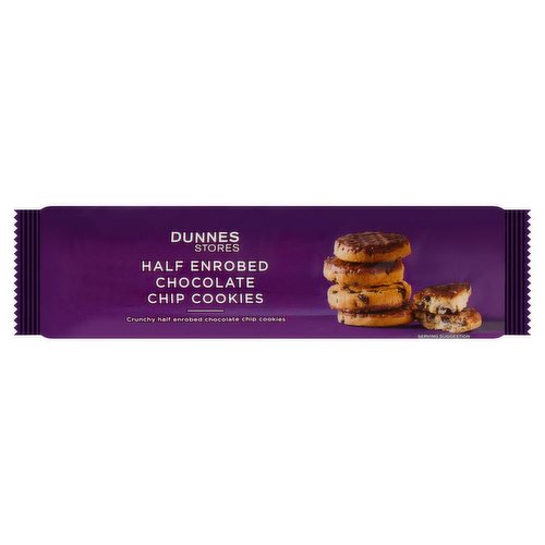 Dunnes Stores Half Enrobed Chocolate Chip Cookies 150g