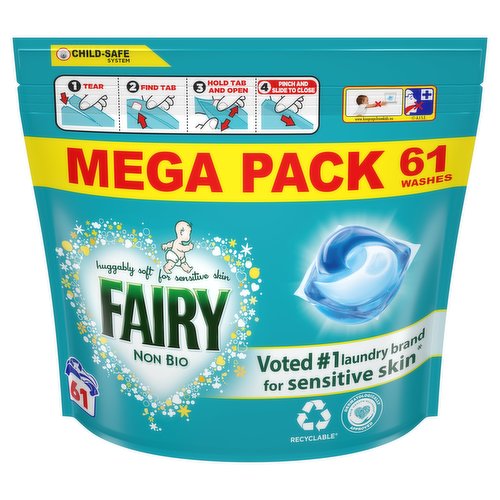 Fairy Non Bio PODS® Washing Capsules x61