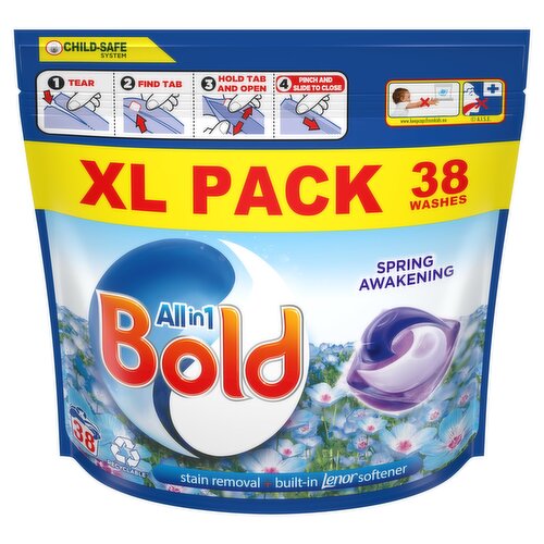 Bold All-in-1 PODS® Washing Capsules x 38