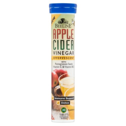 Beeline 20 Apple Cider Vinegar Effervescent Tablets