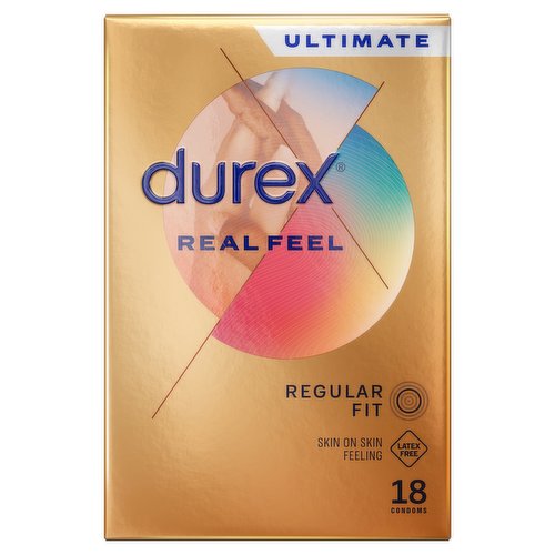 Durex 18 Regular Fit Ultimate Real Feel Condoms