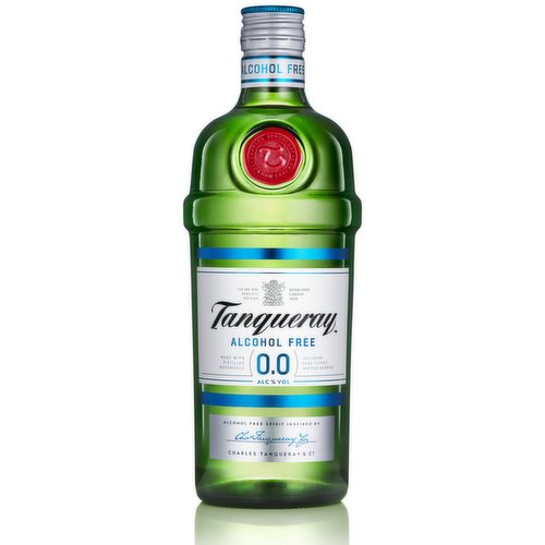 <b>Features</b><br/>Serve with your chosen tonic and garnish over ice, then sip, savour and appreciate!<br/>Unbelievably Alcohol Free Unmistakably Tanqueray<br/>Pack size: 70CL<br/><br/><b>Pack Size</b><br/>0.700L ℮<br/><br/><b>General Alcohol Data</b><br/>Alcohol By Volume - 0<br/>Units - 0.0<br/><br/><b>Storage Type</b><br/>Ambient<br/><br/>Country of Origin - Italy<br/><br/><b>Company Name</b><br/>Diageo plc, 16 Great Marlborough Street, London, W1F7HS<br/><br/><b>Company Address</b><br/>Diageo plc, 16 Great Marlborough Street, London, W1F7HS<br/><br/><b>Web Address</b><br/>www.diageo.com<br/><br/><b>Return To</b><br/>Diageo plc, 16 Great Marlborough Street, London, W1F7HS<br/><br/>