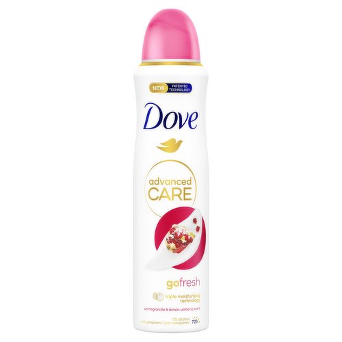 Dove Advanced Care Go Fresh Pomegranate & Lemon Verbena Scent Anti-Perspirant Deodorant Spray 150ml