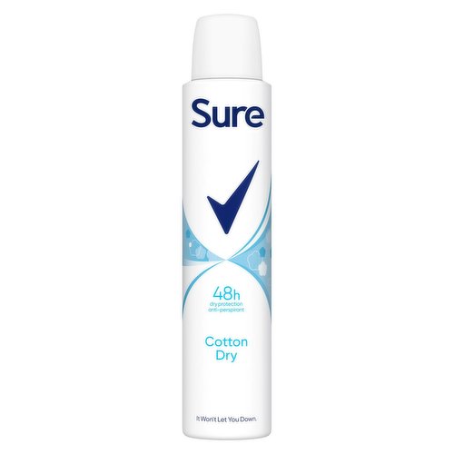 Sure  Anti-Perspirant Aerosol Cotton Dry 200 ml 