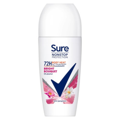 Sure Women Antiperspirant Deodorant Roll On Nonstop Bright Bouquet 50ml 