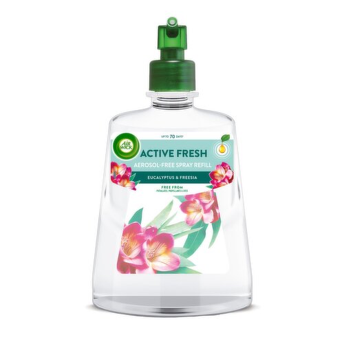 Air Wick Eucalyptus & Freesia 24/7 Active Fresh Refill 228ml Lasts for up  to 70 days