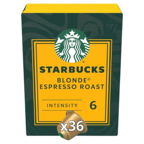 Starbucks By Nespresso Espresso Roast Coffee Pods Capsules 36 Pack