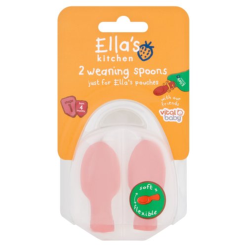 Ella's Kitchen 2 Weaning Spoons Stage 1 from 4 Months
