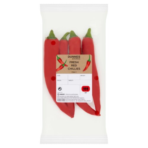 Dunnes Stores Avital Fresh Red Chillies 50g Dunnes Stores 