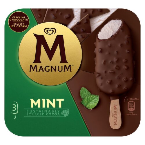 Magnum Ice Cream Sticks Mint 3 x 100 ml