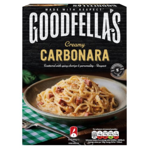 Goodfella's Creamy Carbonara Ready Meal 400g