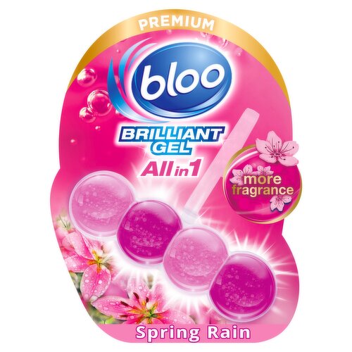 Bloo Brilliant Gel All in 1 Rim Block Spring Rain 42g