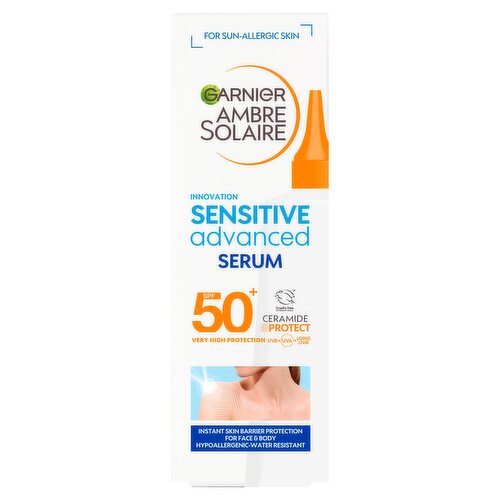 Garnier Ambre Solaire SPF 50+ Sensitive Advanced Face & Body Serum 125ml