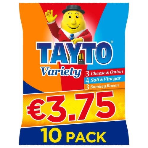 Tayto Variety 10 x 25g