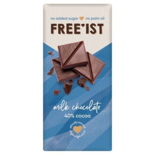 Free'ist Milk Chocolate 40% Cocoa 70g