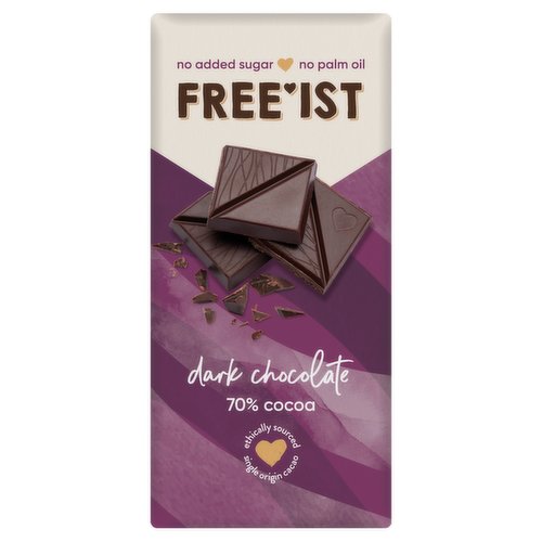 Free'ist Dark Chocolate 70% Cocoa 70g