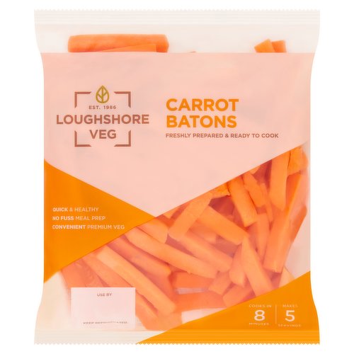 Loughshore Veg Carrot Batons 500g