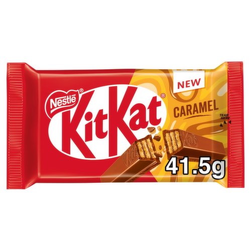 Kit Kat 4 Finger Caramel Milk Chocolate Bar 41.5g