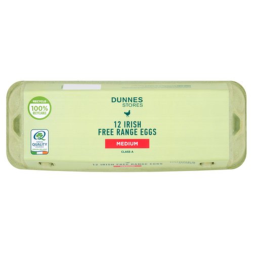 Dunnes Stores 12 Irish Free Range Eggs Medium