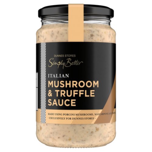Dunnes Stores Simply Better Italian Mushroom & Truffle Sauce 340g