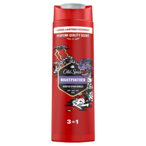 Old Spice Night Panther Shower Gel & Shampoo For Men 400 ml