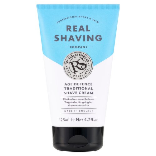 Real Shaving Co Age Defence Traditional Shave Cream 125ml