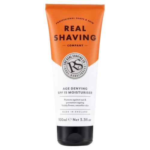 Real Shaving Co Age Denying SPF 15 Moisturiser 100ml