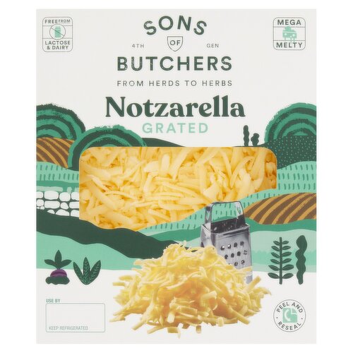 Sons of Butchers Notzarella Grated 200g