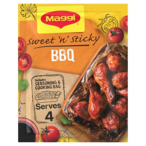 Maggi Juicy Sweet and Sticky BBQ Chicken Herbs and Spices Recipe Mix 41g