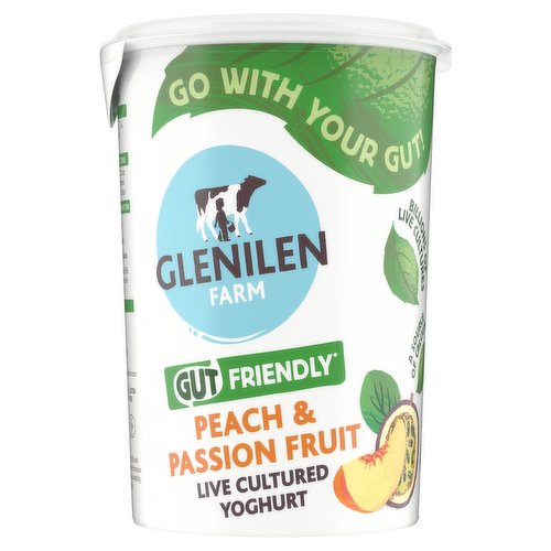 Glenilen Farm Peach & Passion Fruit Live Cultured Yoghurt 450g