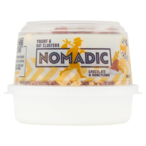 Nomadic Yogurt & Oat Clusters Chocolate & Honeycomb 169g