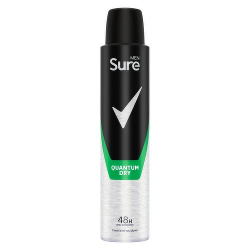 Sure Men Anti-Perspirant Aerosol Quantum Dry 200ml 