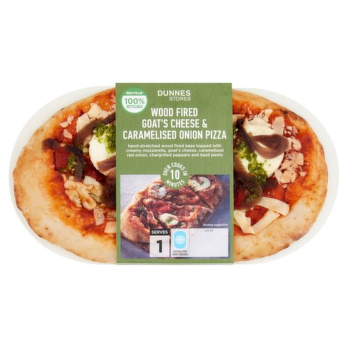 Dunnes Stores Wood Fired Goat's Cheese & Caramelised Onion Pizza 232g