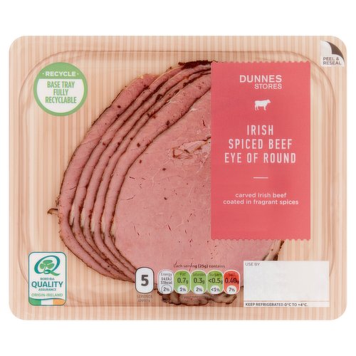 Dunnes Stores Irish Spiced Beef Eye of Round 120g