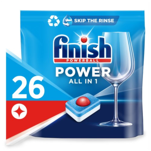 Finish Power All in One Dishwasher Tablets 26 Regular
