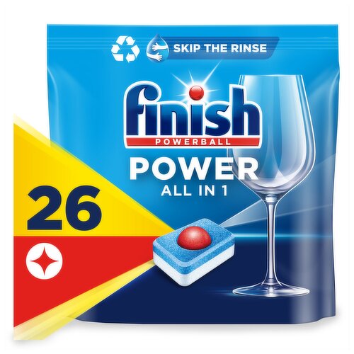 Finish Power All in One Dishwasher Tablets 26 Lemon