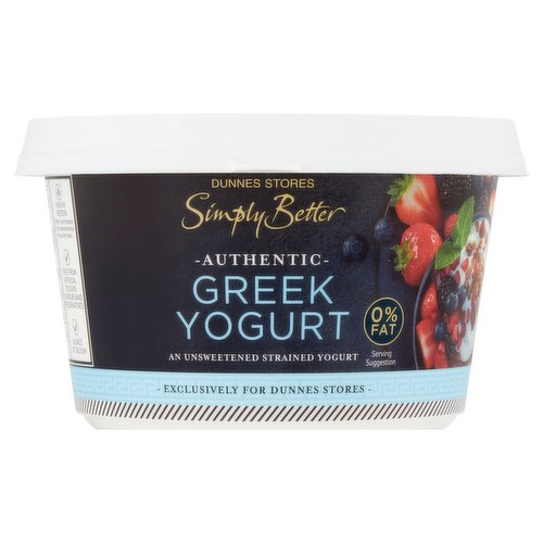 Dunnes Stores Simply Better Authentic Greek Yogurt 450g
